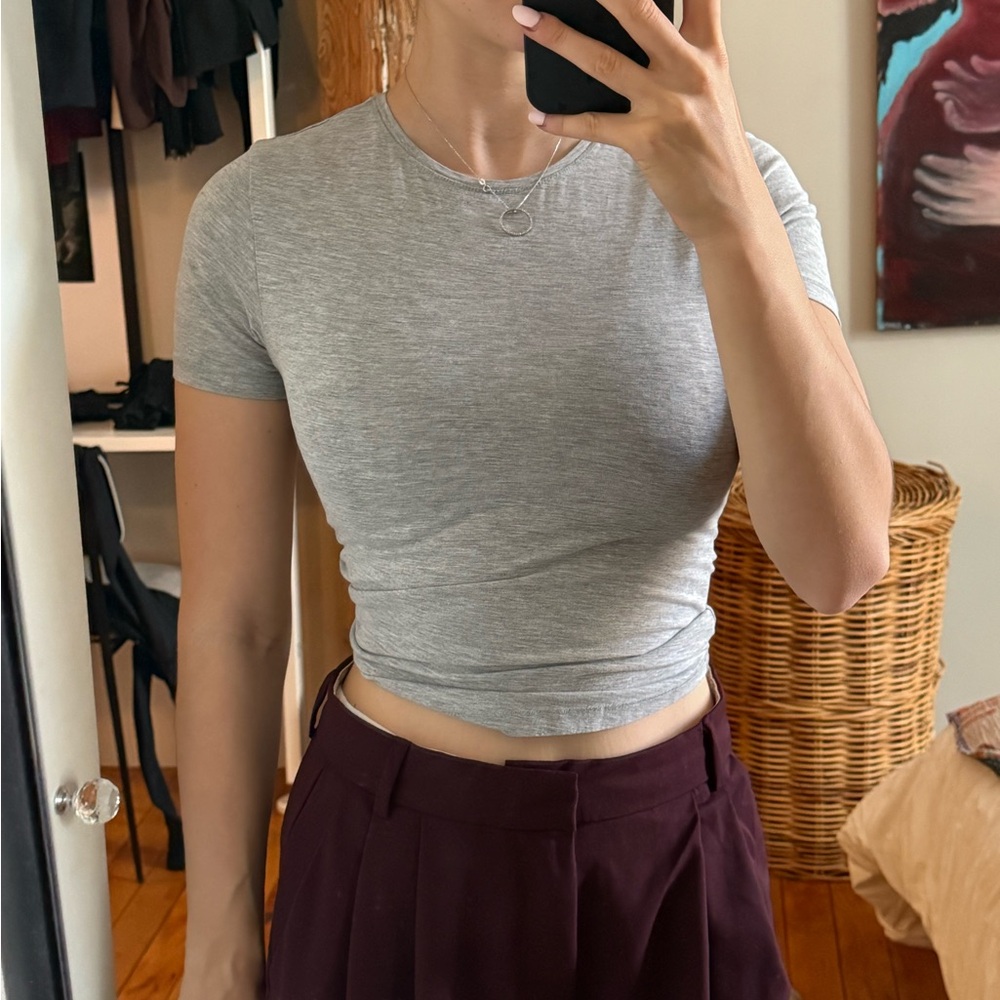 Weekday Light Gray Tee